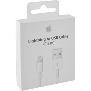 Originele Apple Lightning USB kabel 0,5m Wit ME291ZM/A - Shop