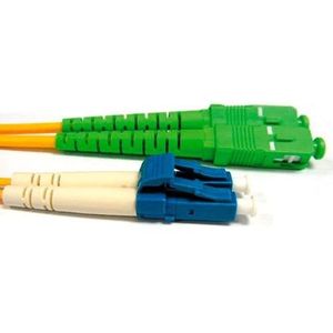 ACT 3 meter OS2 9/125 Duplex Glasvezel Patchkabel SC(APC)/LC(PC)