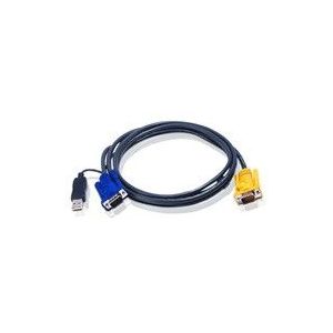 Aten 2L-5202UP KVM-Kabel VGA+USB 1,8m