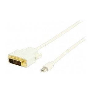 Mini DisplayPort naar DVI-D kabel wit 2 meter