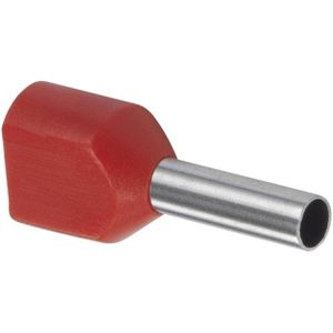 Duo Adereindhuls geisoleerd 10mm² rood - per 100 stuks