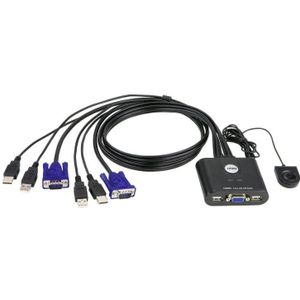 Aten CS22U 2-Poorts VGA+USB KVM Switch