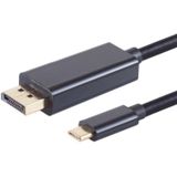 USB-C naar DisplayPort kabel - 8K 60Hz - 1,8 meter - Zwart