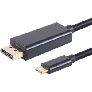 USB-C naar DisplayPort kabel - 8K 60Hz - 1,8 meter - Zwart