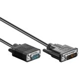 DVI - VGA Aansluitkabel 3m