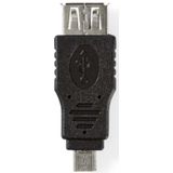 USB Micro B mannelijk - USB A vrouwelijk Adapter