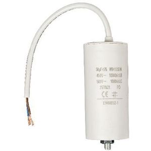 Condensator - 50 uF - Maximaal 450V - Met kabel