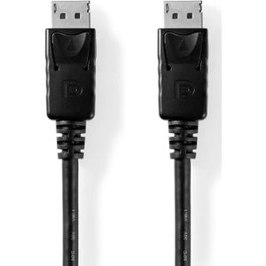 DisplayPort v1.1 Kabel - 4K 30Hz - 3 meter - Zwart