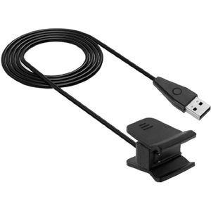USB Oplaadkabel voor Fitbit Alta HR - Met reset functie - 0,6 meter - Zwart