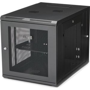 StarTech 12U Serverkast rack - 24 inch diep - wandmonteerbaar scharnierend