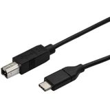 StarTech 0,5 meter USB-C naar USB B printerkabel - USB2.0 kabel