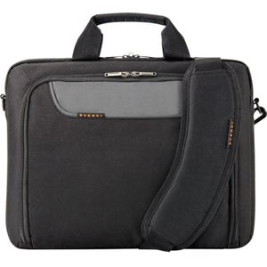 EVERKI Advance Laptop schoudertas - Tot 14,1 inch - Zwart