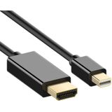 Mini DisplayPort naar HDMI Kabel - 4K 60Hz - 2 meter - Zwart
