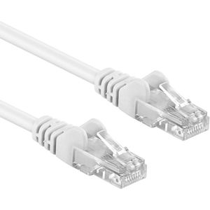 UTP CAT6A 10 Gigabit Netwerkkabel - CU - 5 meter - Wit