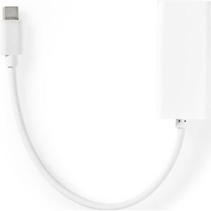 USB-C (m) naar RJ45 (v) Gigabit Ethernet Adapter - 0,15 meter - Wit