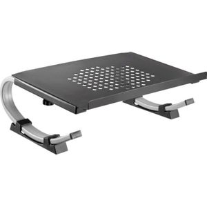 Verstelbare Laptopstandaard - Tot 32 inch - Zwart/Zilver