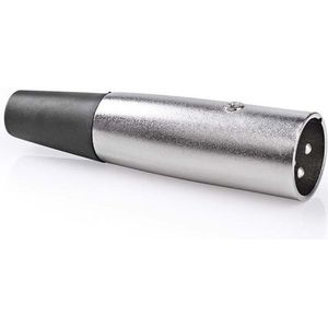 Soldeerbare XLR 3-pin Connector (m) - Metaal