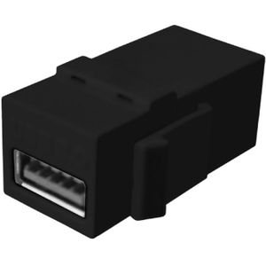 Plenty USB Keystone voor Plenty Prolink Stekkerdoos - USB 3.2 Gen 1 - Zwart