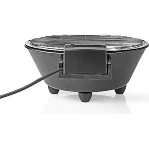 Elektrische Barbecue Rond 30cm Zwart 1250w