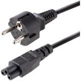 StarTech 3 meter Laptop Stroomkabel - EU Schuko naar C5 - 18AWG