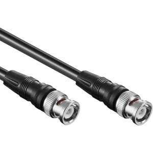 BNC Aansluitkabel - 50 Ohm - 3 meter - Zwart