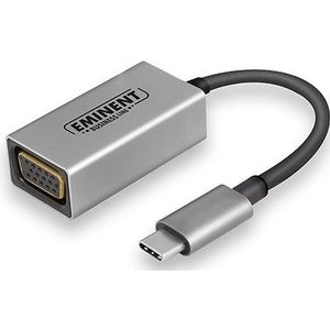 USB C naar VGA female converter Zilver