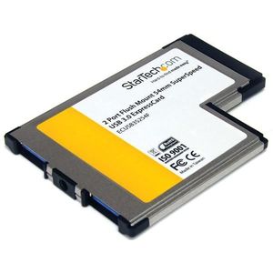 StarTech 2-poorts ExpressCard USB 3.0 kaartadapter - UASP