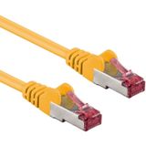 S/FTP CAT6A 10 Gigabit Netwerkkabel - CU - 7,5 meter - Geel