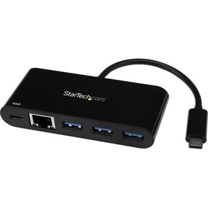 StarTech 3 poorts USB 3.0 hub met Gigabit Ethernet en Power Delivery - USB-C