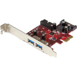 StarTech 4-poorts PCI Express USB 3.0 kaart - 2 extern, 2 intern - SATA-voeding