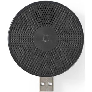 Slimme Wifi Videodeurbel Ontvanger - Draadloze USB Gong - Zwart