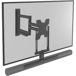 Cavus TV muurbeugel voor 26-65 inch - Full motion - Voor Zwarte Sonos Arc - Premium - 50kg - Zwart