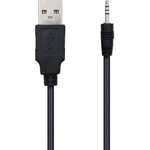 USB Oplaadkabel voor AKG K490NC, K495NC, N60NC, NC60NC en K840KL - 0,6 meter - Zwart