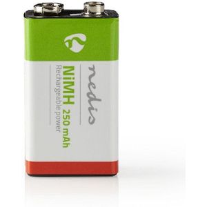 Oplaadbare batterij 9V - 250mAh