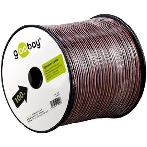 Luidsprekerkabel CCA 2 x 4mm2 - Zwart/Rood - 100 meter