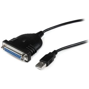 StarTech 2 m USB naar DB25 Parallel Printer Adapterkabel - M/F