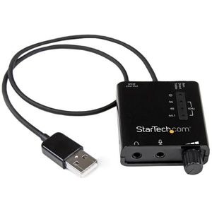 StarTech USB-stereo audio adapter externe geluidskaart met SPDIF digitale audio en stereo mic