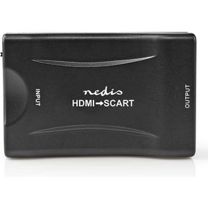 Nedis HDMI™ Converter HDMI™ Input SCART Jack 1-Weg 1080p 1,2 Gbps ABS Zwart (0.09  - HDMI