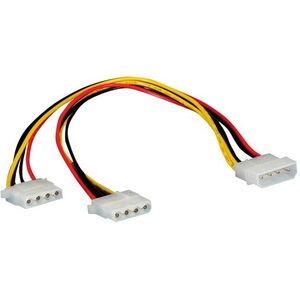 ROLINE Molex stroom Y-Splitkabel