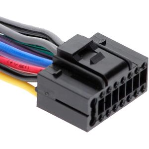 ISO kabel voor Kenwood autoradio - 16-pins - Open einde