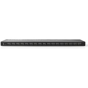HDMI 2.0 Splitter - 4K 60Hz - 16-poorts - Zwart