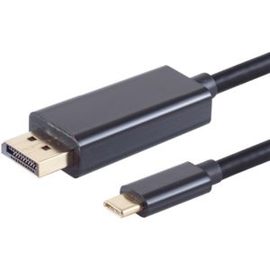 USB-C naar DisplayPort kabel - 8K 60Hz - 1 meter - Zwart
