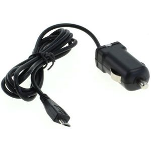 Micro USB-B Autolader - 5V - 1A - 5W - 1,2 meter - Zwart