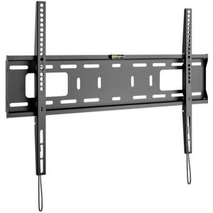 Tv muurbeugel voor 37-70 inch schermen - Pro - Vast - Tot 50kg - Zwart