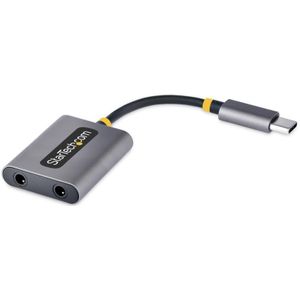 StarTech USB-C Headphone Splitter - USB Dual Headset Adapter