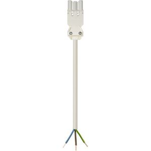Wieland Aansluitsnoer - GST18-3® naar Open Einde - 3G1,50mm² - 2,5 meter - Wit