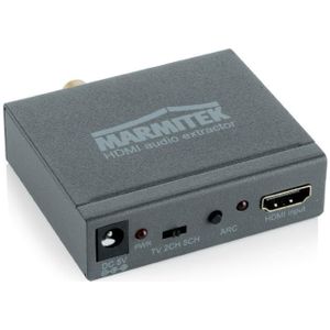 Marmitek HDMI Audio Extractor met ARC - Connect AE14 - 4K - Splits Audio van Een HDMI Signaal