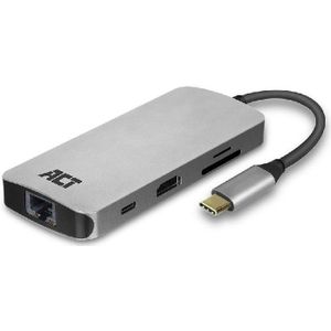 ACT USB-C Multiport Dock met HDMI 4K 30Hz, 2x USB 3.0 en Powerdelivery 60W