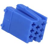 Mini ISO Connector Mannelijk - 8-pins - Blauw