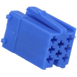 Mini ISO Connector Mannelijk - 8-pins - Blauw